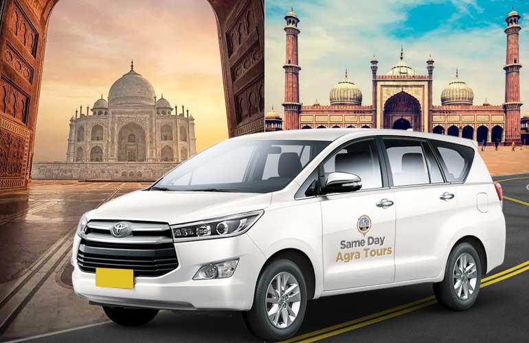 Agra to Delhi One Way Taxi